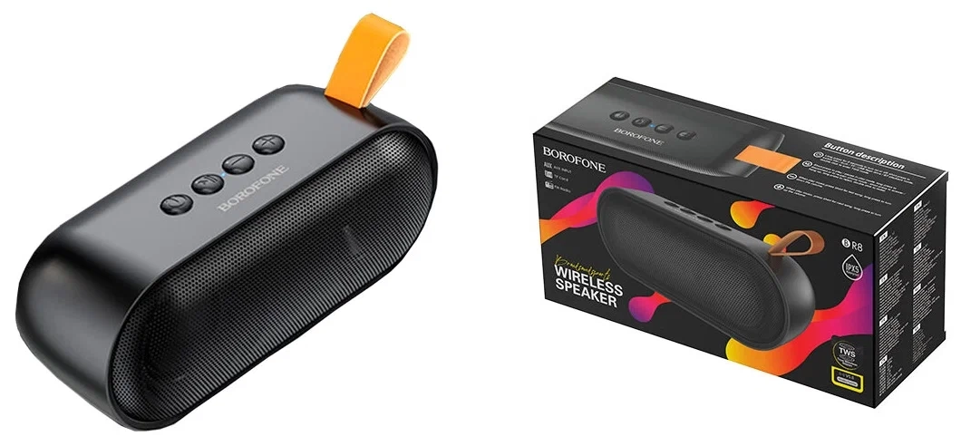 Акустика портативная (колонка) Borofone BR8 (Bluetooth) черный Акустика портативная (колонка) Borofone BR8 (Bluetooth) черный