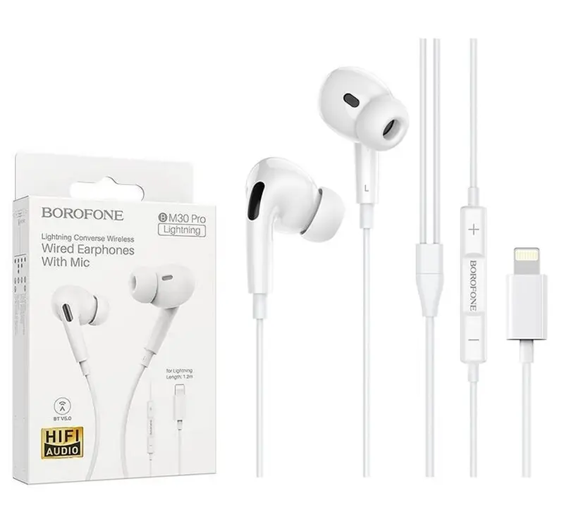 Наушники проводные BM30 Pro Lightning Наушники проводные BM30 Pro Lightning
