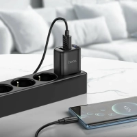 Зарядное устройство для iPhone и android+кабель USB-A-TYPE-C