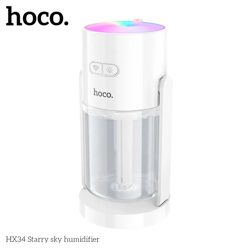 Увлажнитель воздуха Hoco HX34, белый, прозрачный