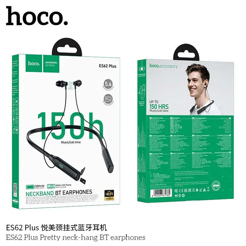 Наушники HOCO беспроводные, черные