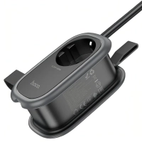 Сетевой фильтр HOCO NS7, 1.1м, 3,0А, 1 розетка, 2 USB, Type-C, PD20W