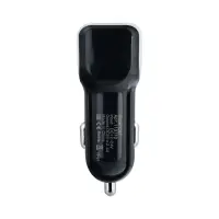 Автомобильное зарядное устройство с кабелем USB на Type-C + 2 USB 2A C02 ISA черное