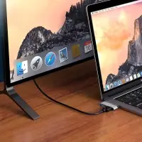Адаптер переходник OTG BOROFONE DH2 Type-C to USB3.0 + HDMI (1 USB 3.0 + 1 HDMI)