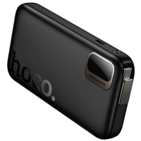 Универсальный Доп. Аккумулятор 10000mAh, Q51, HOCO, выход 1 PD (20W), кабель-рулетка Type-C