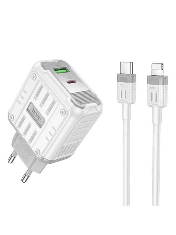 Сетевое зарядное устройство, 1 USB 3.0 QC+1 PD 45W (C136A) Сетевое зарядное устройство, 1 USB 3.0 QC+1 PD 45W (C136A)