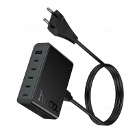 Зарядное устройство HOCO, C150A PD45W, для 6 устройств, 4 порта Type-C, 1 порт USB, кабель