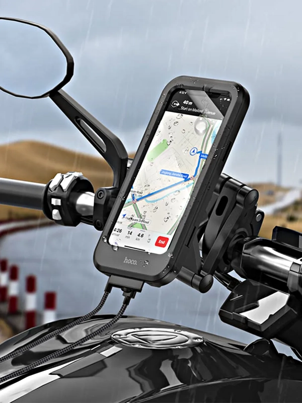 Держатель для телефона на мотоцикл велосипед hoco CA101