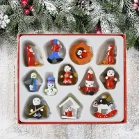 Набор ёлочных игрушек 12 штук Набор ёлочных игрушек 12 штук
