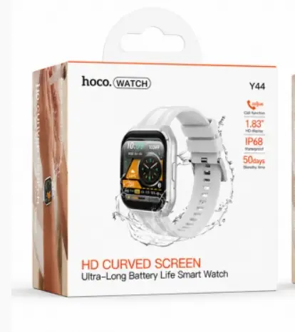 Умные часы HOCO Y44 Smart Watch с Bluetooth-звонками серебро