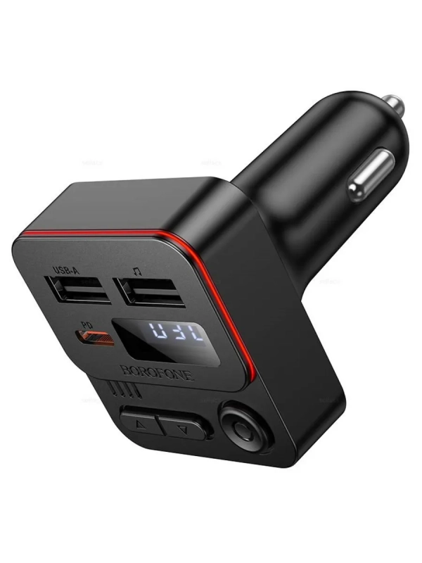 Автомобильный FM-трансмиттер BOROFONE BC60 Автомобильный FM-трансмиттер BOROFONE BC60