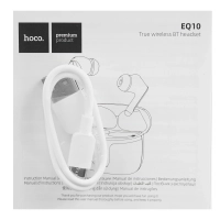 Наушники беспроводные HOCO EQ10, цвет Milky White