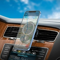 Магнитный автомобильный держатель для телефона Borofone BH71 черный