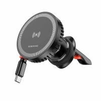 Автомобильный держатель Borofone BH207,15Вт, черный