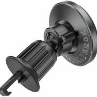 Автомобильный держатель с беспроводной зарядкой BOROFONE BH202, в девлектор, 15W