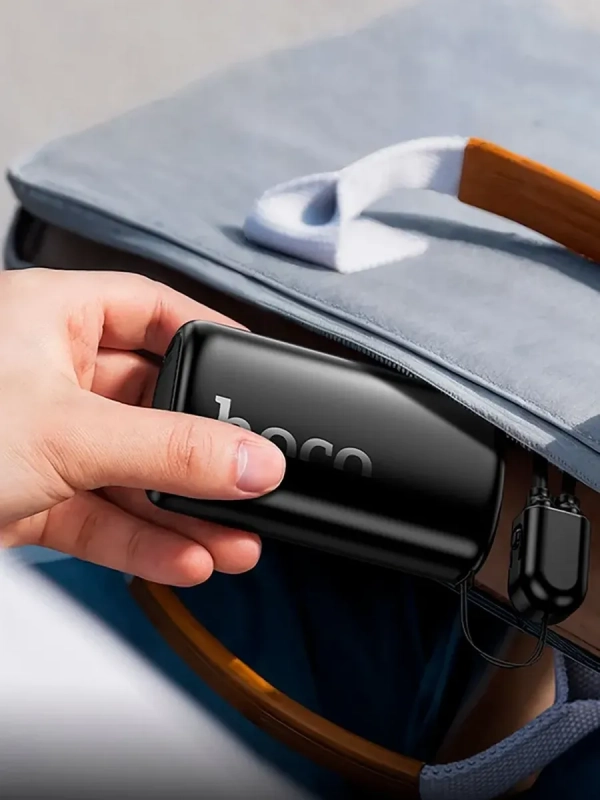 Внешний аккумулятор Hoco Q50 10000 mAh (20W, PD, Type-C, кабель Type-C-Lightning, LED)