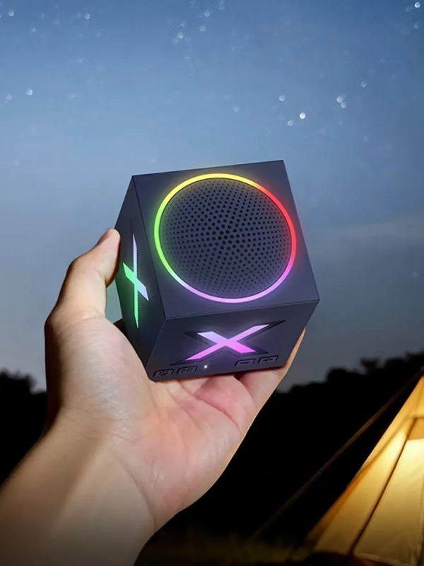 Портативная беспроводная колонка BOROFONE BR101 Rubik cube с LED-подсветкой