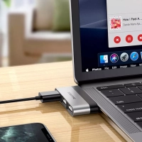 Адаптер DH1 Type-C на USB 3,0, 2 USB 2.0