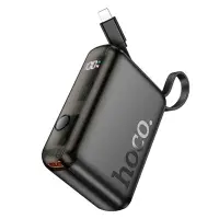Внешний аккумулятор Hoco J139, 10000mAh (QC3.0 22, 5W, PD20W), встроенный кабель