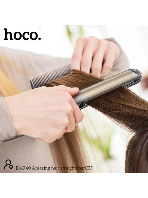 Выпрямитель для волос Hoco DAR40 серый