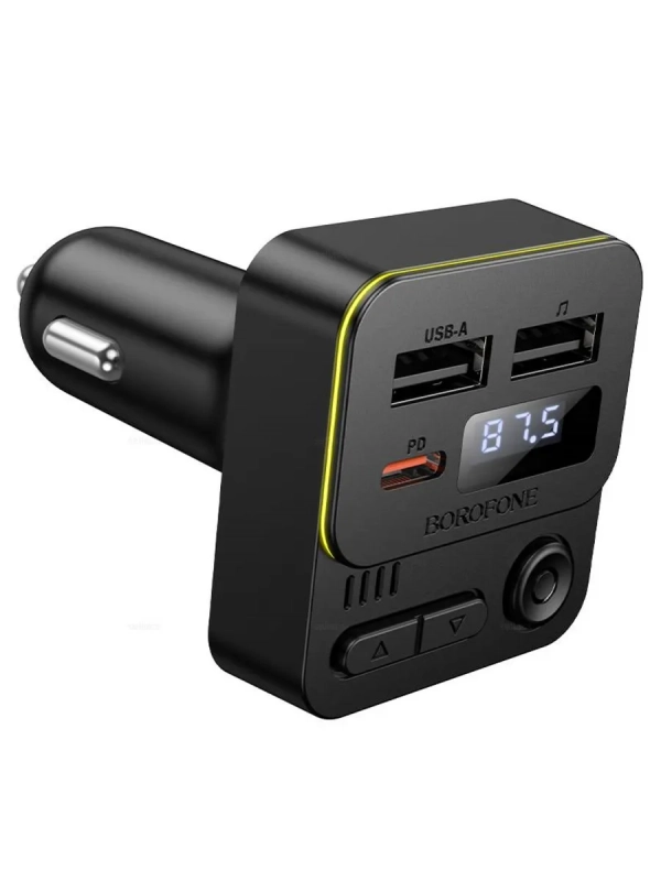 Автомобильный FM-трансмиттер BOROFONE BC60 Автомобильный FM-трансмиттер BOROFONE BC60