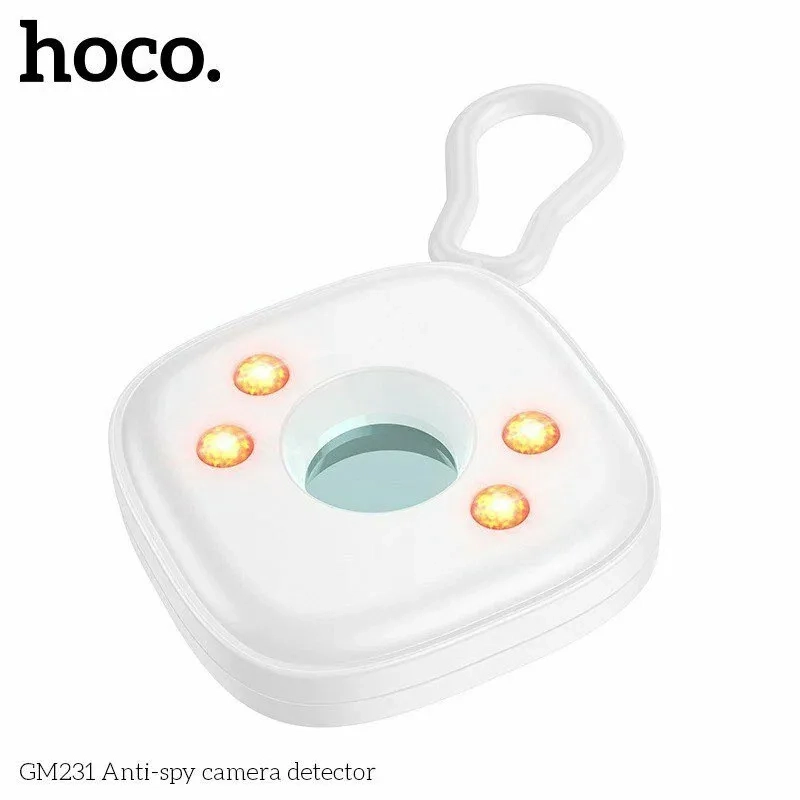 Антишпионский детектор скрытой камеры Hoco GM231 белый