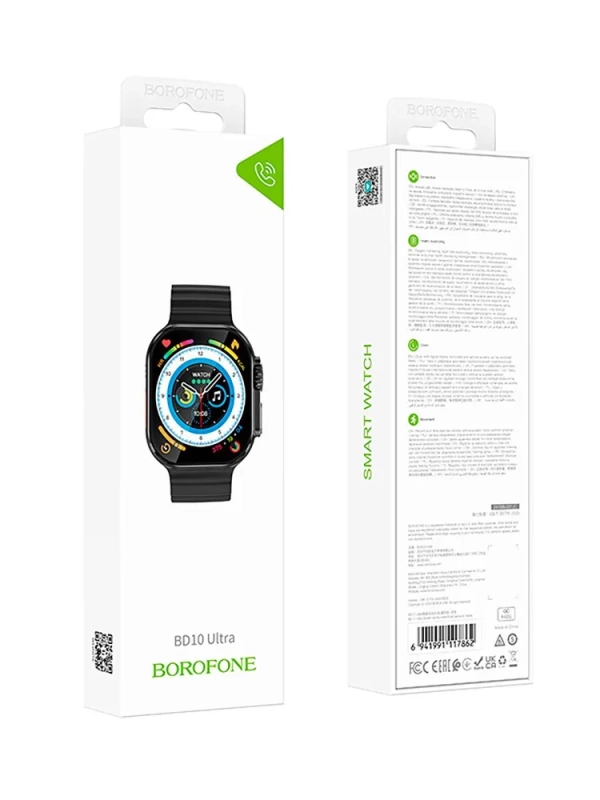Смарт-часы Borofone BD10 Ultra (Call version), черные Смарт-часы Borofone BD10 Ultra (Call version), черные