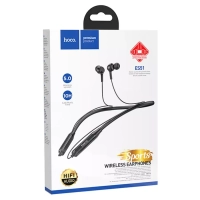 Наушники беспроводные с микрофоном, спорт, черные Наушники беспроводные с микрофоном, спорт, черные