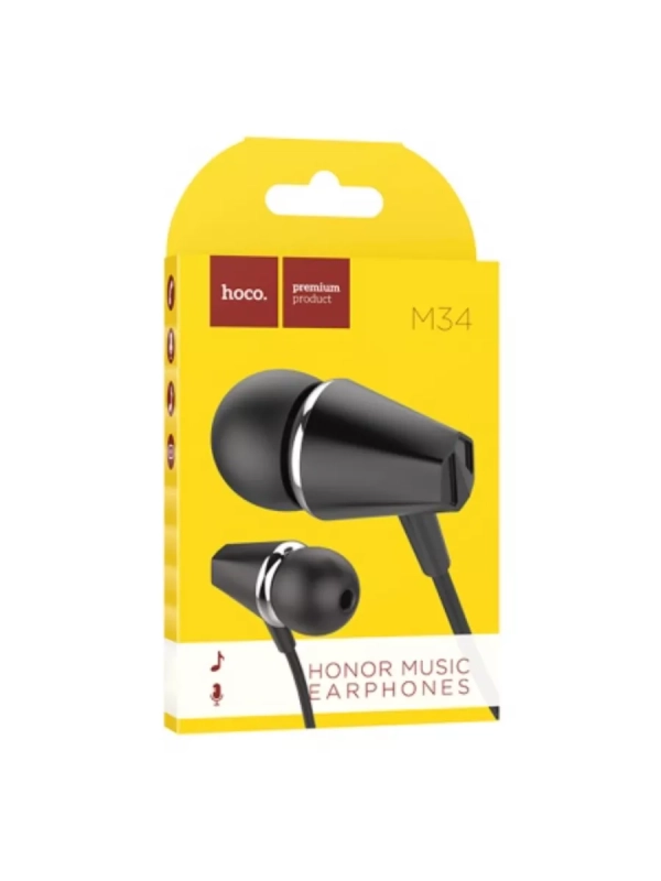 Наушники проводные с микрофоном M34 Наушники проводные с микрофоном M34