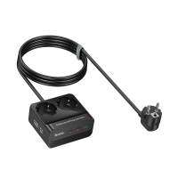 Мульти-функциональный сетевой фильтр с USB,зарядка 30W
