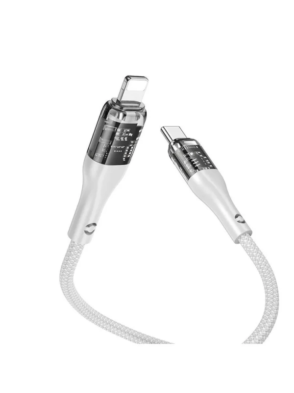 hoco Кабель для мобильных устройств Apple Lightning/USB Type-C, белый hoco Кабель для мобильных устройств Apple Lightning/USB Type-C, белый