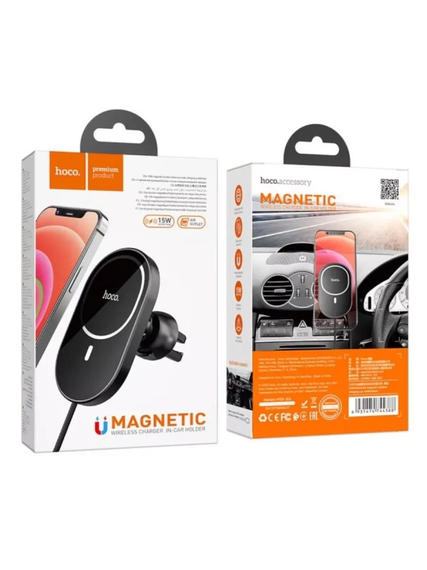 Автодержатель с беспроводной зарядкой CA90 Автодержатель с беспроводной зарядкой CA90