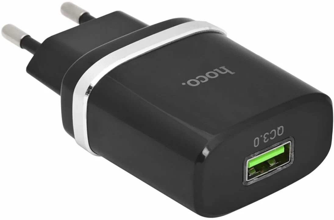 Сетевое зарядное устройство c USB HOCO C12Q Type-c, QC3.0