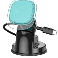 Магнитный держатель телефона в машину на присоске