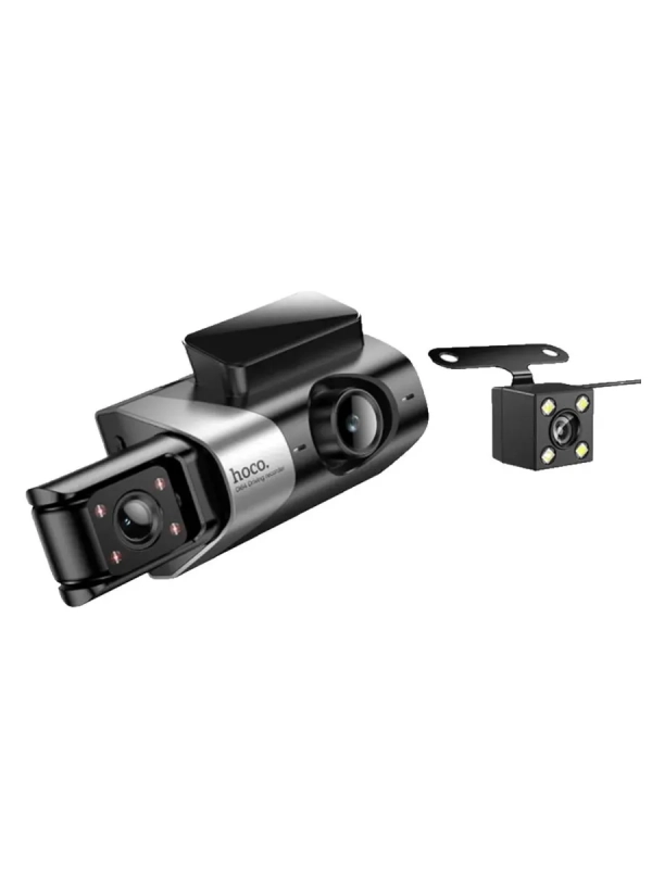 Видеорегистратор Hoco DI64 Wi-Fi с экраном 3.0, 3 камерами