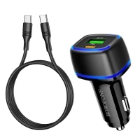 Зарядка для телефона в машину USB Type-С 3А PD20W