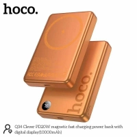 Внешний аккумулятор Hoco Q34 МagSafe Cosmic Orange 10000mAh Type-C