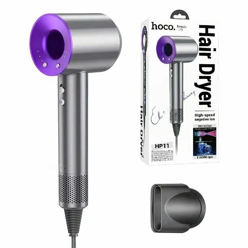Фен для волос HOCO HP11 фиолетовый Фен для волос HOCO HP11 фиолетовый