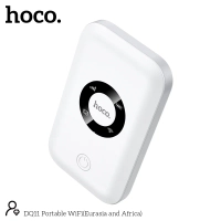 Портативный wifi роутер Hoco "DQ11", ABS, 2100мАч, до 6 пользователей