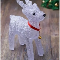 Новогодний светящийся светодиодный олень 25 см. Новогодний светящийся светодиодный олень 25 см.