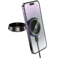 Магнитный автомобильный держатель Hoco HW33, с MagSafe-зарядкой