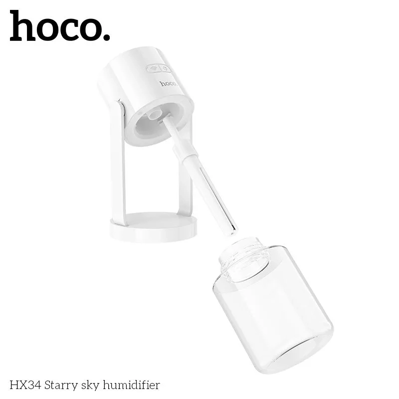 Увлажнитель воздуха Hoco HX34, белый, прозрачный