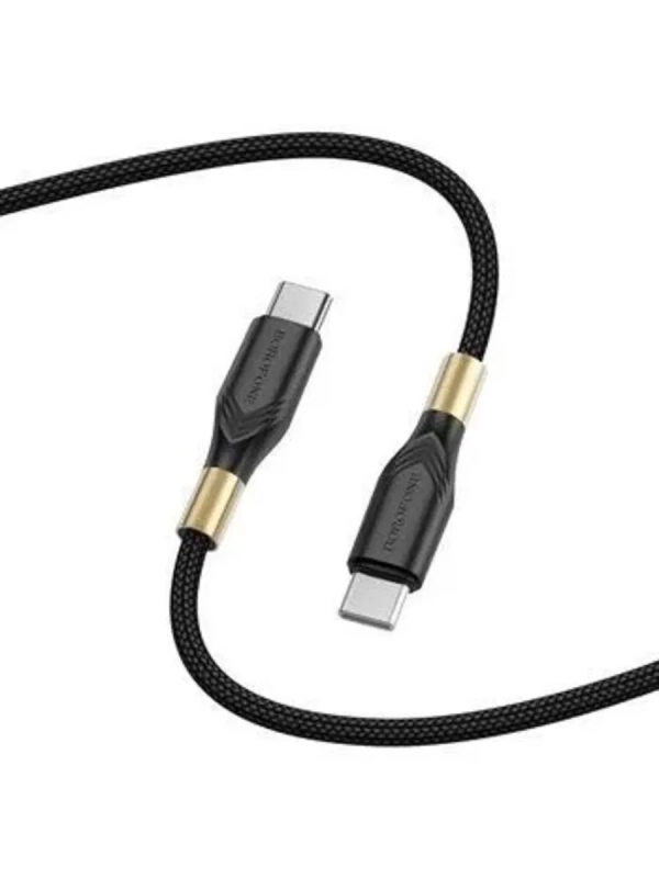 Кабель зарядки USB TYPE-C to Type-C PD 60W Borofone BX92 Кабель зарядки USB TYPE-C to Type-C PD 60W Borofone BX92