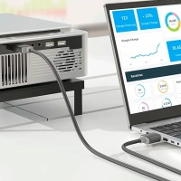 Кабель Hoco US08 HDMI-HDMI (4K) 1 м, черный