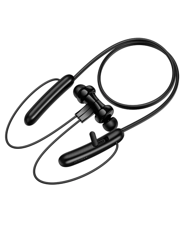 Наушники Bluetooth с микрофоном ES75, магнитные, черный