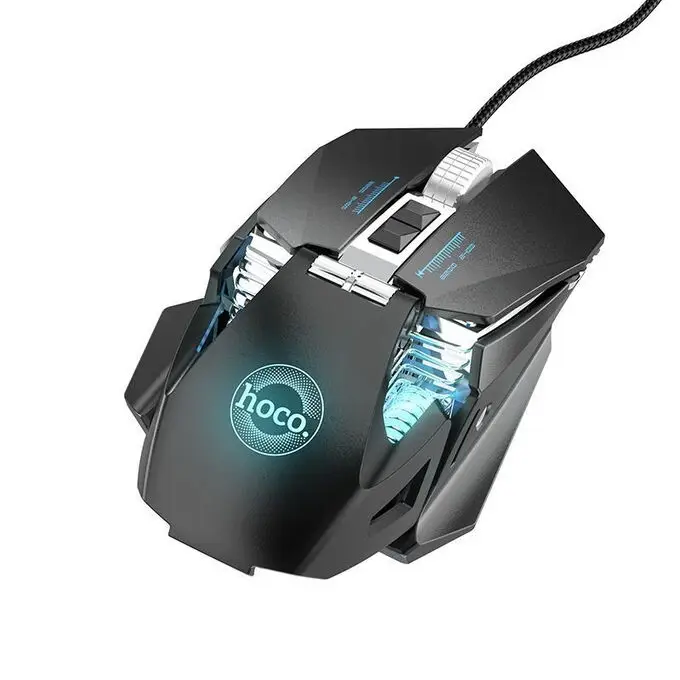 Мышь Hoco DI21 Cool Gaming Mouse USB 1.7 м чёрный Мышь Hoco DI21 Cool Gaming Mouse USB 1.7 м чёрный