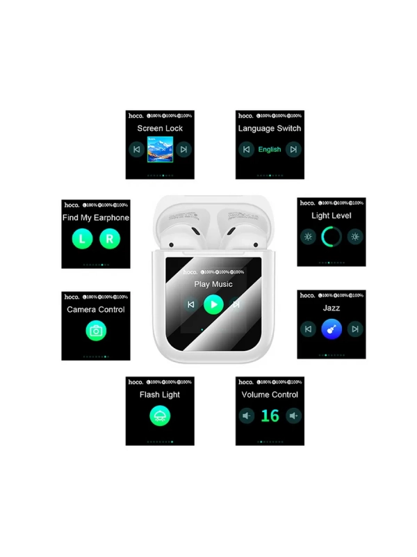 Беспроводные наушники EW80 BT TWS, сенсорный экран Беспроводные наушники EW80 BT TWS, сенсорный экран