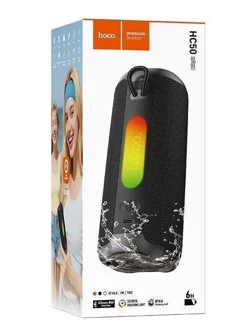Портативная колонка Hoco HC50, черный