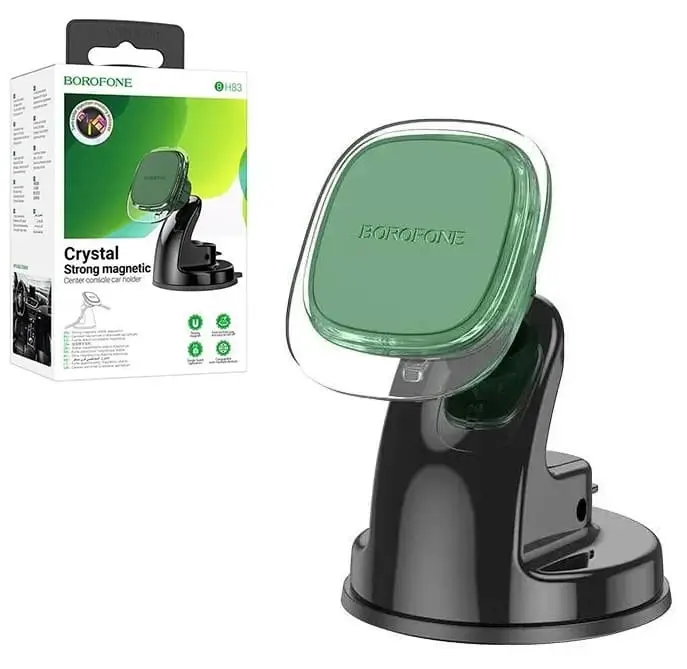 Магнитный держатель телефона в машину на присоске