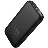 Универсальный Доп. Аккумулятор 10000mAh, Q51, HOCO, выход 1 PD (20W), кабель-рулетка Type-C